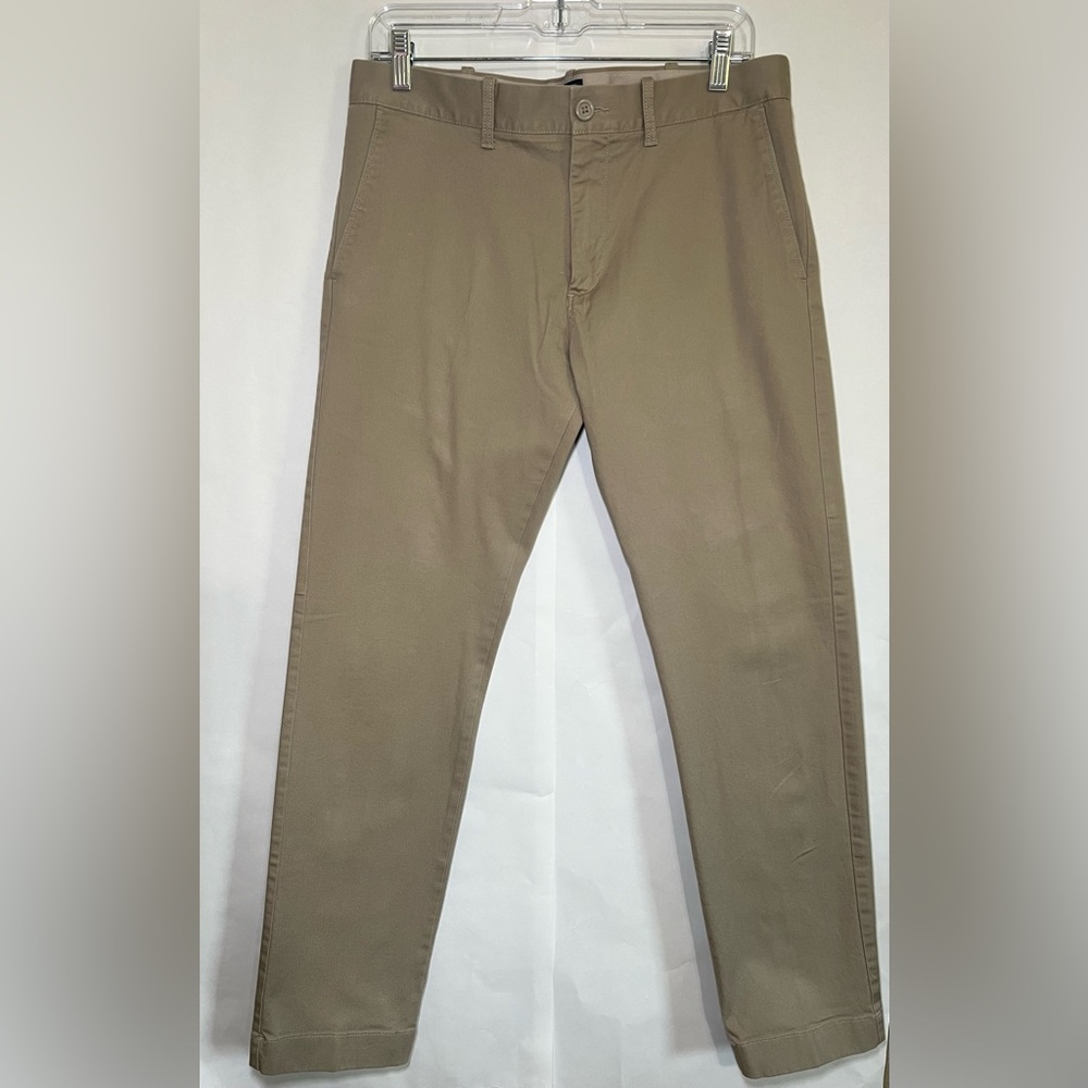 J. Crew Men's Dark Khaki “The Driggs” Chino Pant Size 32x30